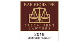 Bar Register Preeminent Lawyers | 2019 Martindale-Hubbell